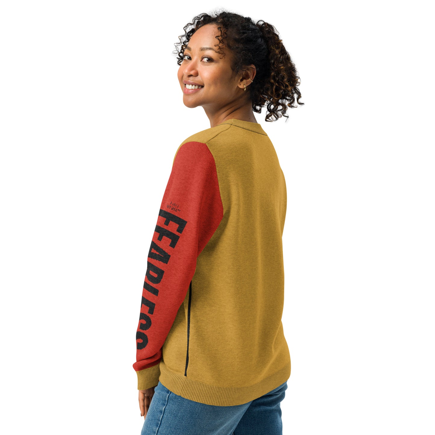 Fearless Knitted Crew Neck Sweater