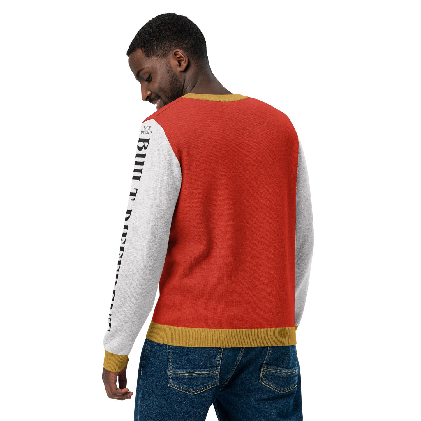 Built Differrent Knitted Crew Neck Sweater