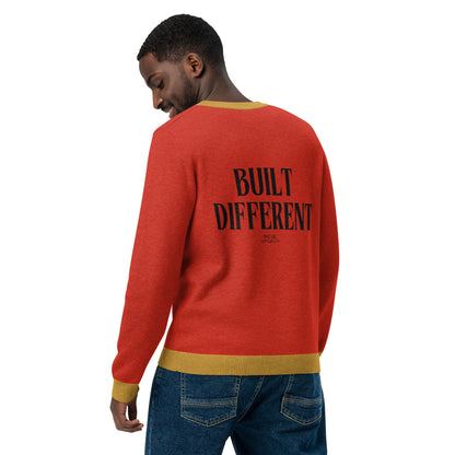 Built Different Knitted Crew Neck Sweater