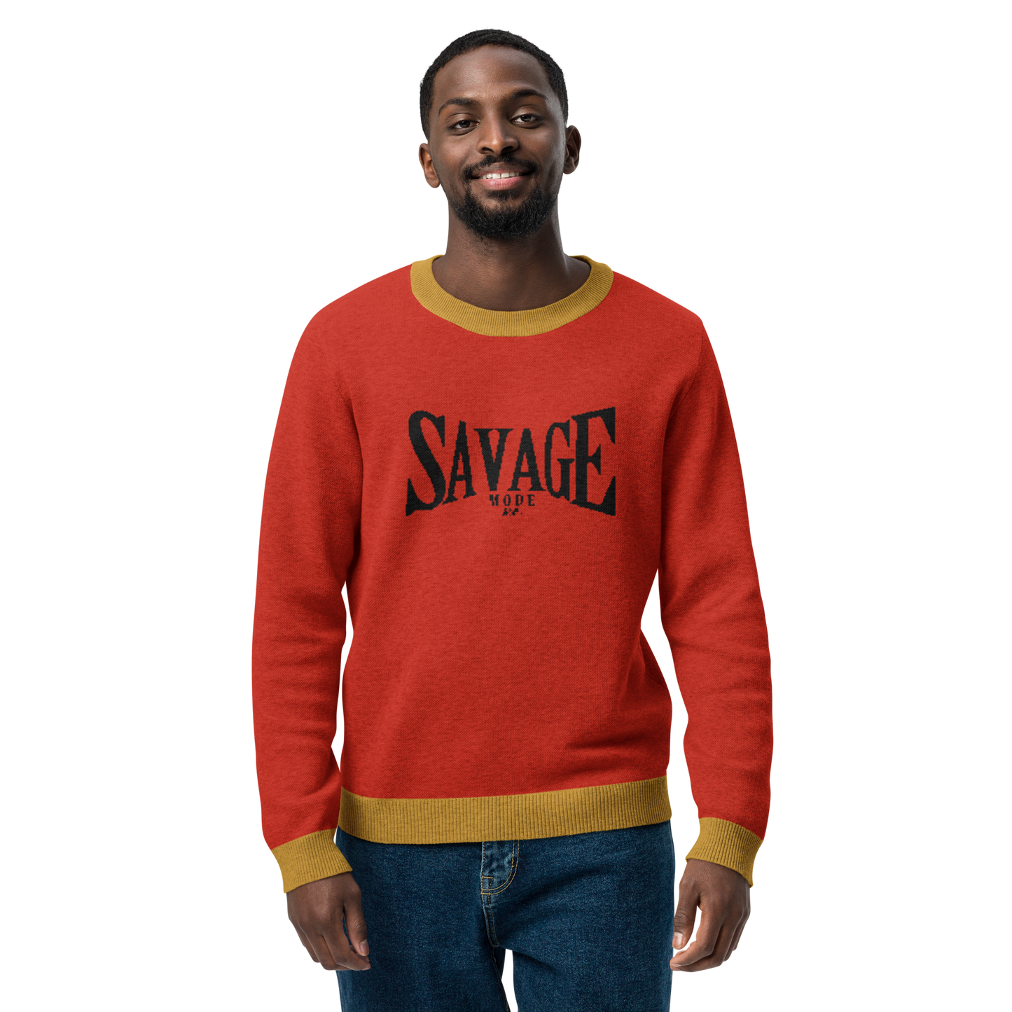 Savage Knitted Crew Neck Sweater