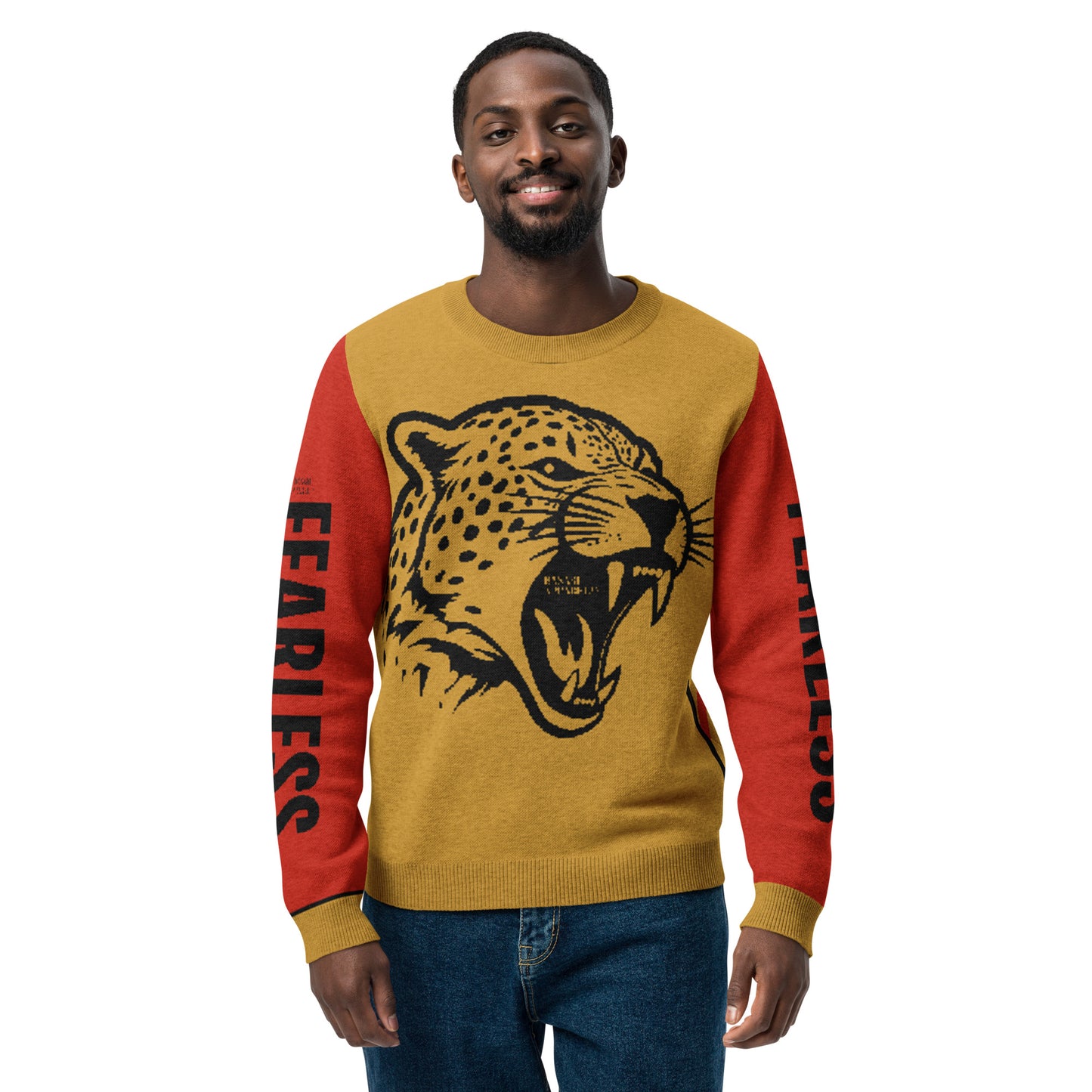 Fearless Knitted Crew Neck Sweater