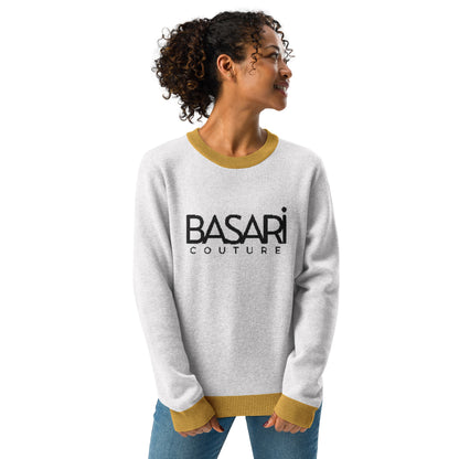 Basari™ Knitted Crew Neck Sweater