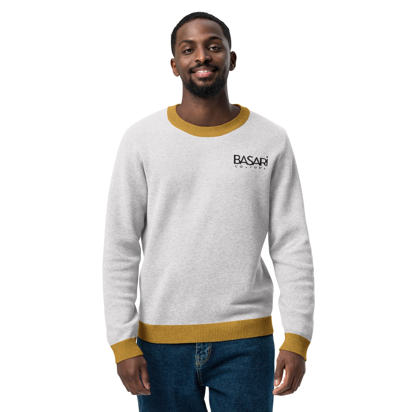 Basari™ Knitted Crew Neck Sweater