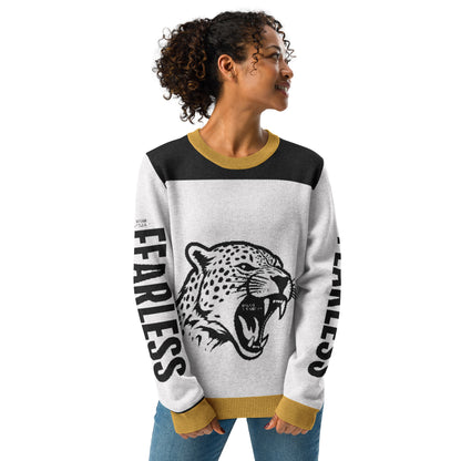 Fearless Knitted Crew Neck Sweater