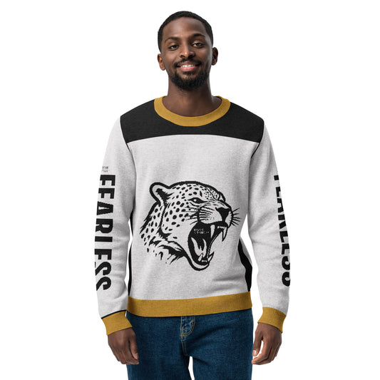 Fearless Knitted Crew Neck Sweater