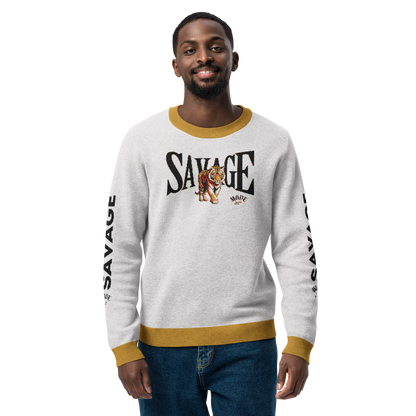 Savage Knitted Crew Neck Sweater