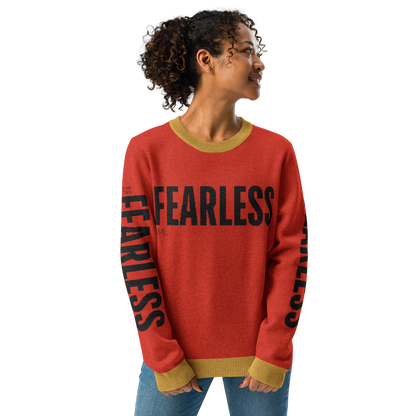 Fearless Knitted crew neck sweater