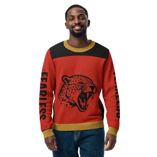 Fearless Knitted Crew Neck Sweater