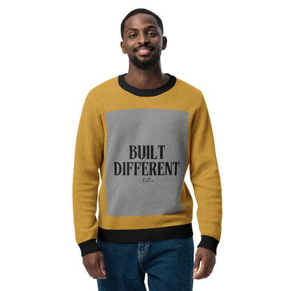 Built Different Knitted Crew Neck Sweater