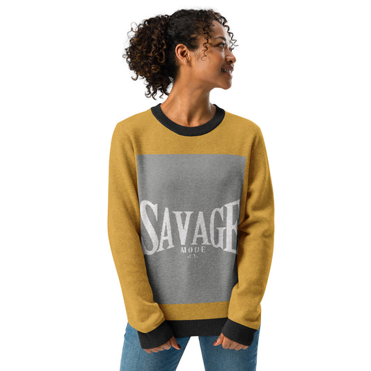 Savage Knitted Crew Neck Sweater