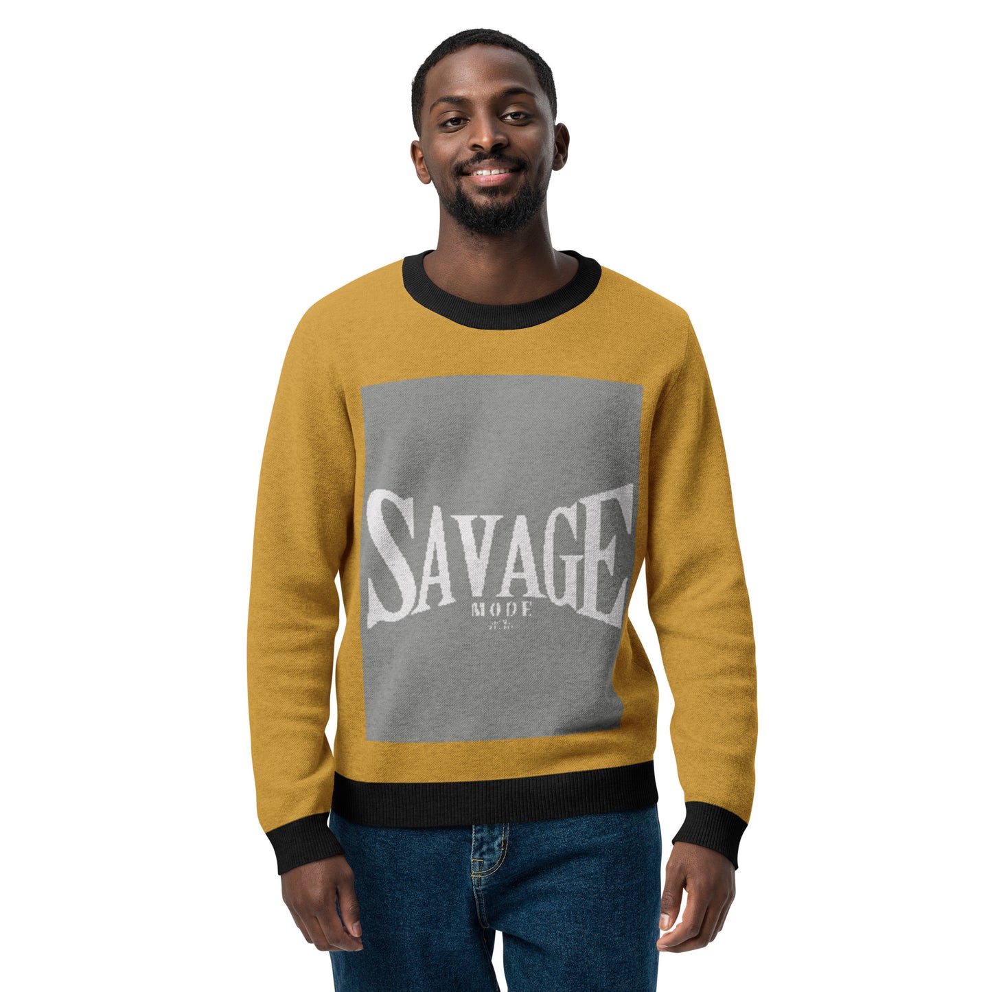 Savage Knitted Crew Neck Sweater