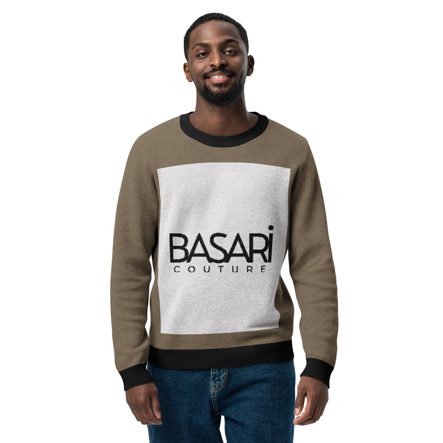 Basari® Knitted Crew Neck Sweater