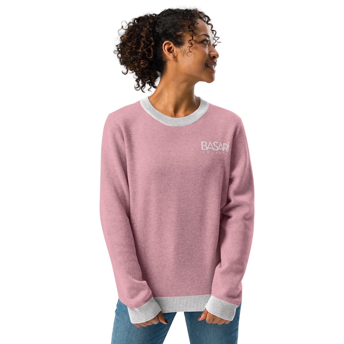 Basari® Knitted Crew Neck Sweater