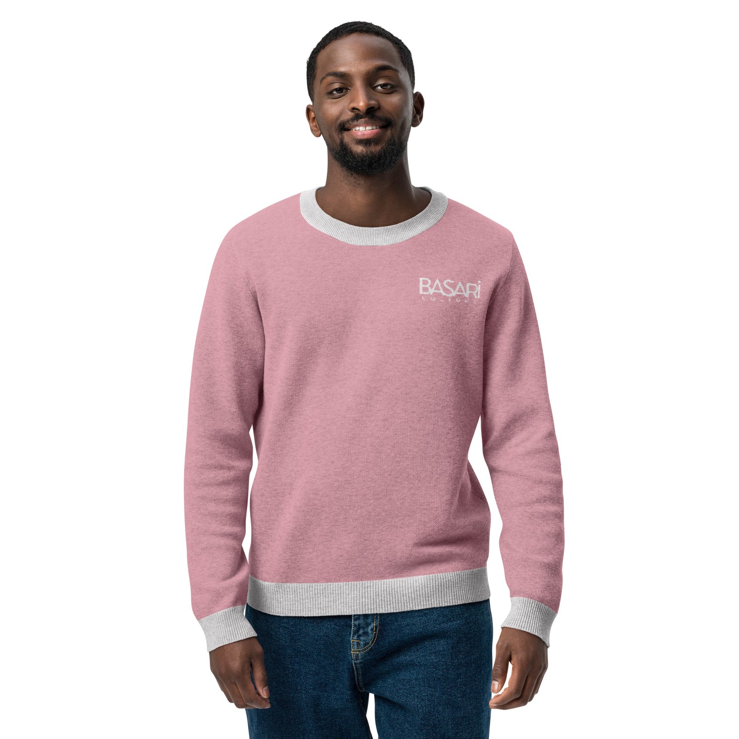 Basari® Knitted Crew Neck Sweater