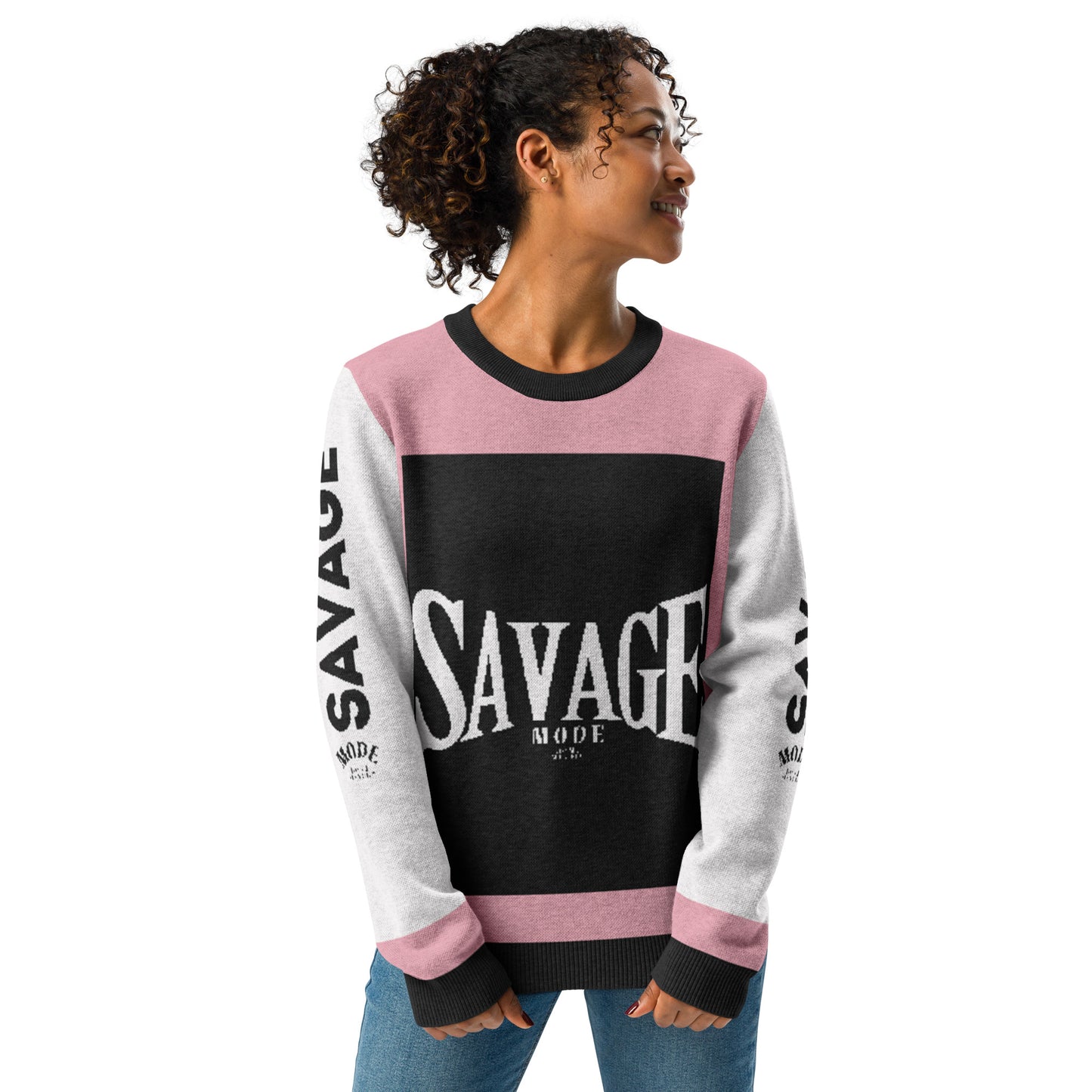 Savage® Knitted Crew Neck Sweater