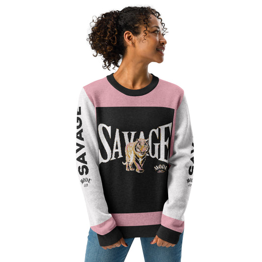 Savage® Knitted Crew Neck Sweater