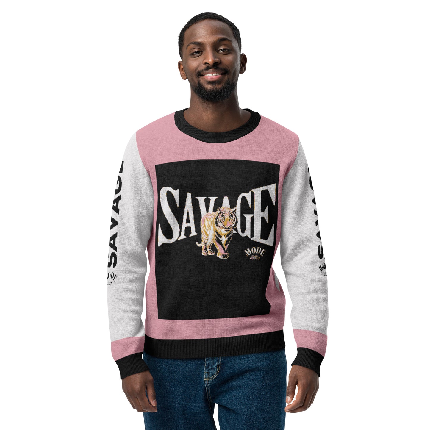 Savage® Knitted Crew Neck Sweater