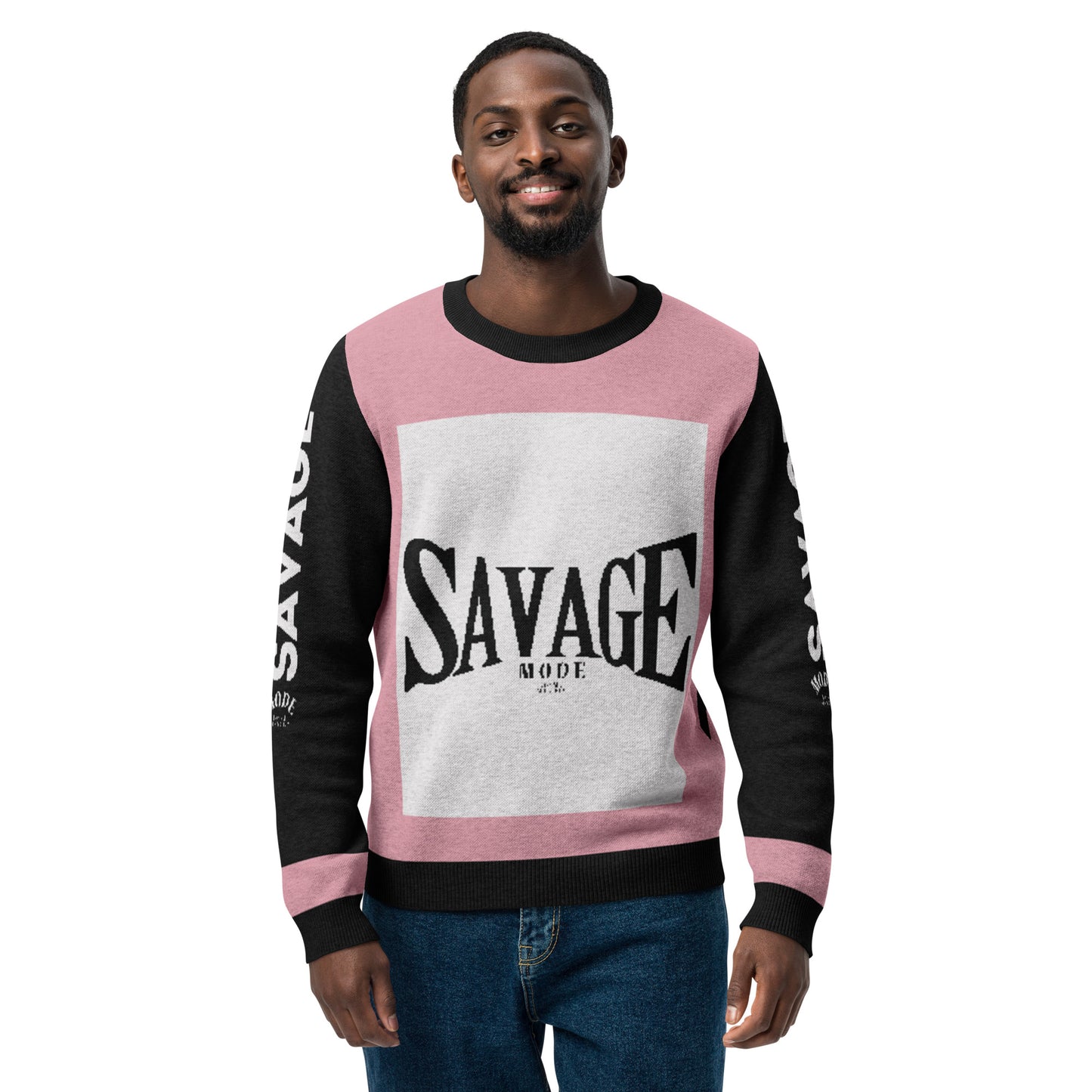 Savage® Knitted Crew Neck Sweater