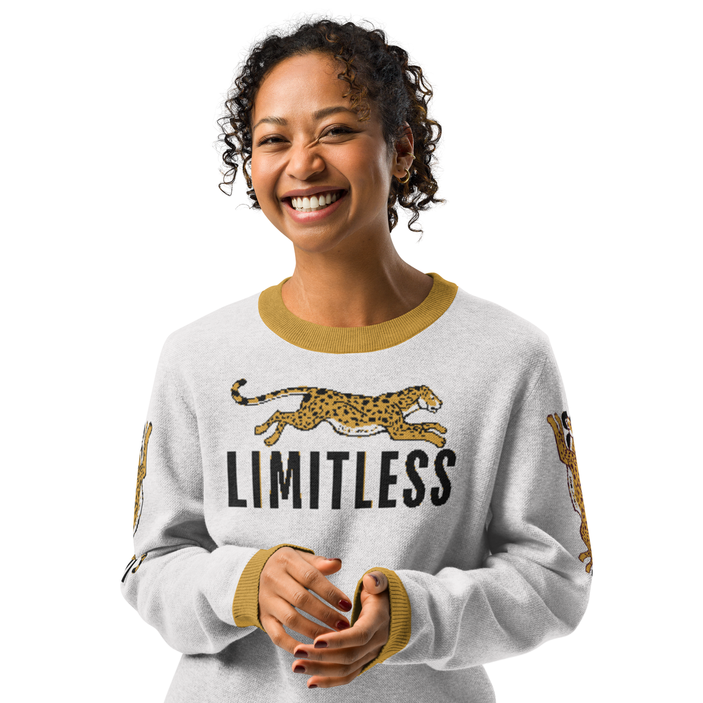 Limitless Knitted Crew Neck Sweater