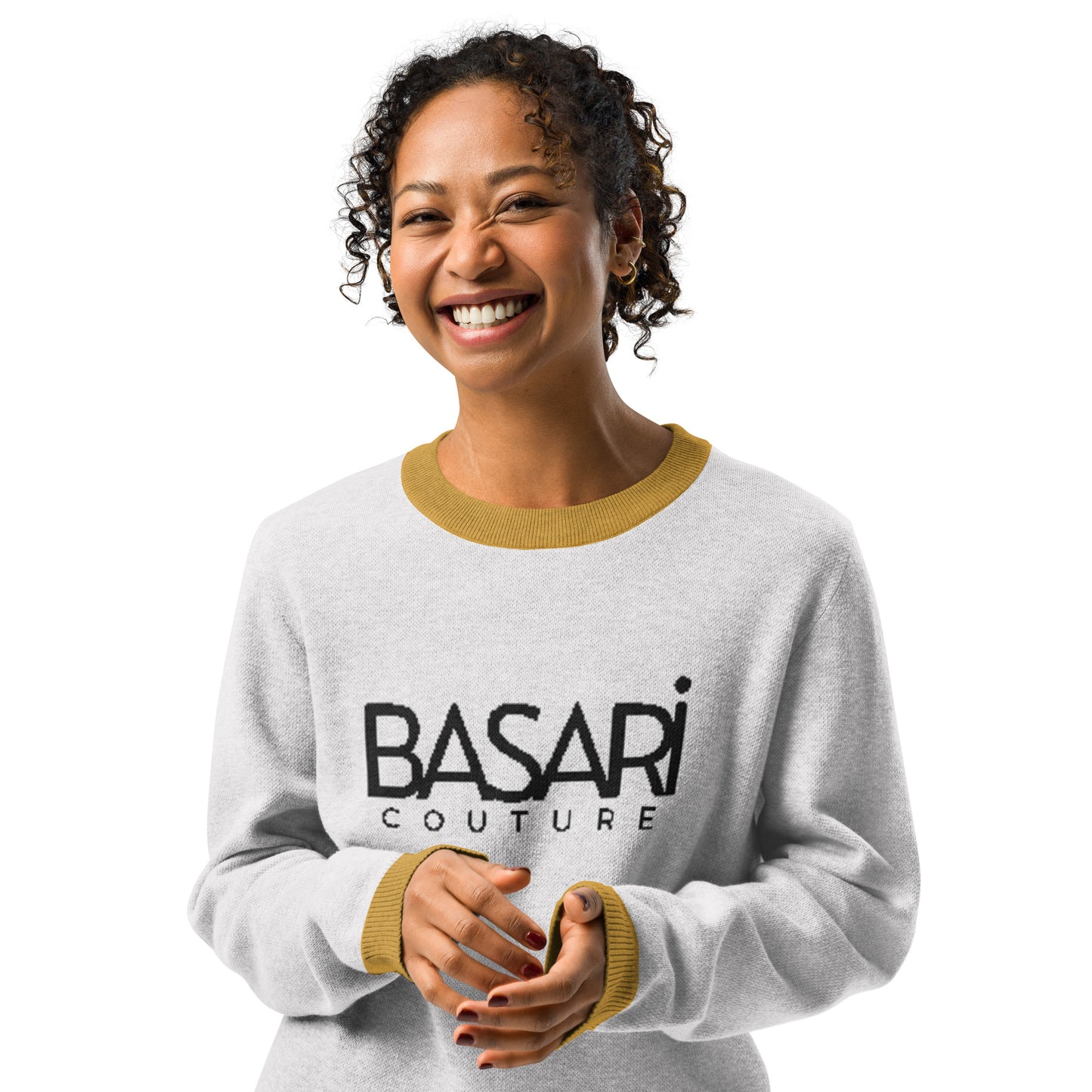 Basari™ Knitted Crew Neck Sweater