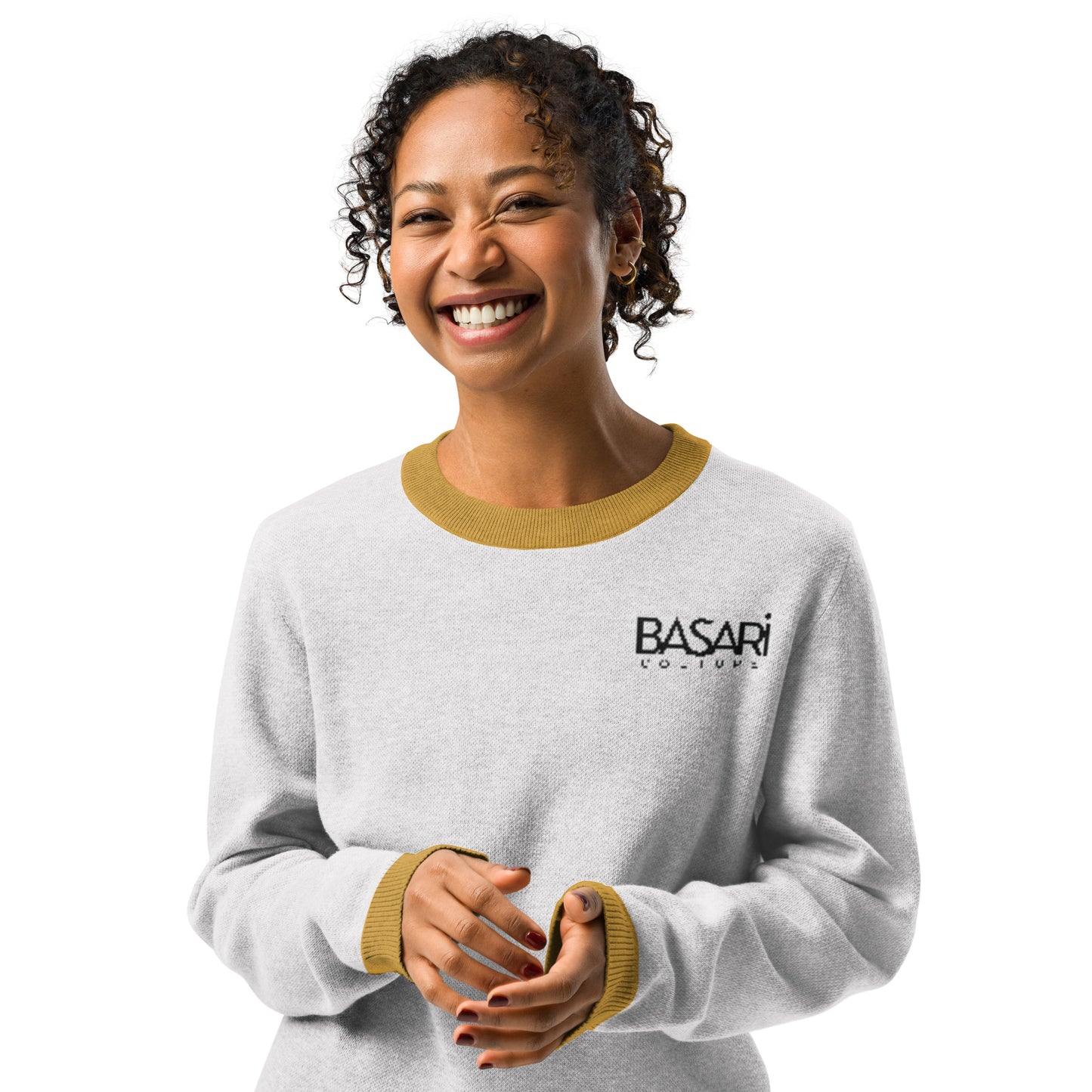 Basari™ Knitted Crew Neck Sweater