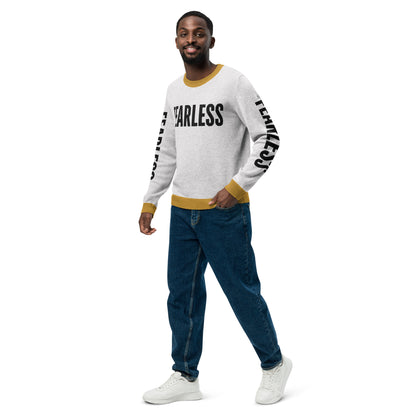 Fearless Knitted Crew Neck Sweater