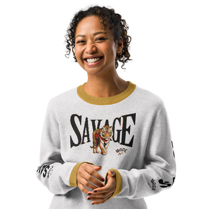 Savage Knitted Crew Neck Sweater