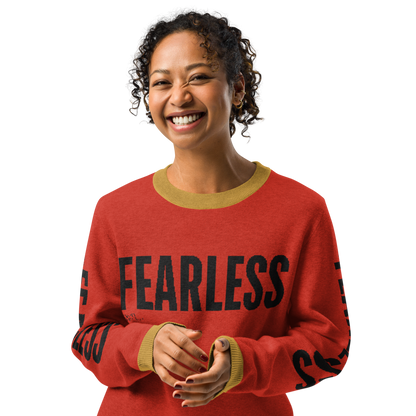 Fearless Knitted crew neck sweater