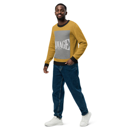 Savage Knitted Crew Neck Sweater