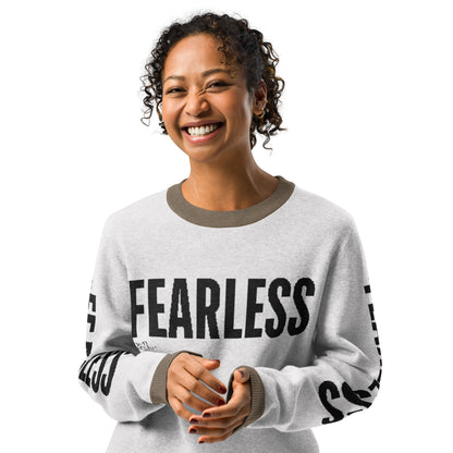 Fearless Knitted Crew Neck Sweater