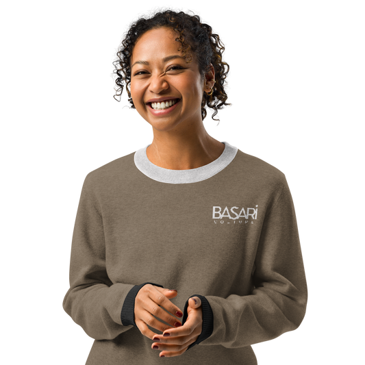 Basari® Knitted Crew Neck Sweater