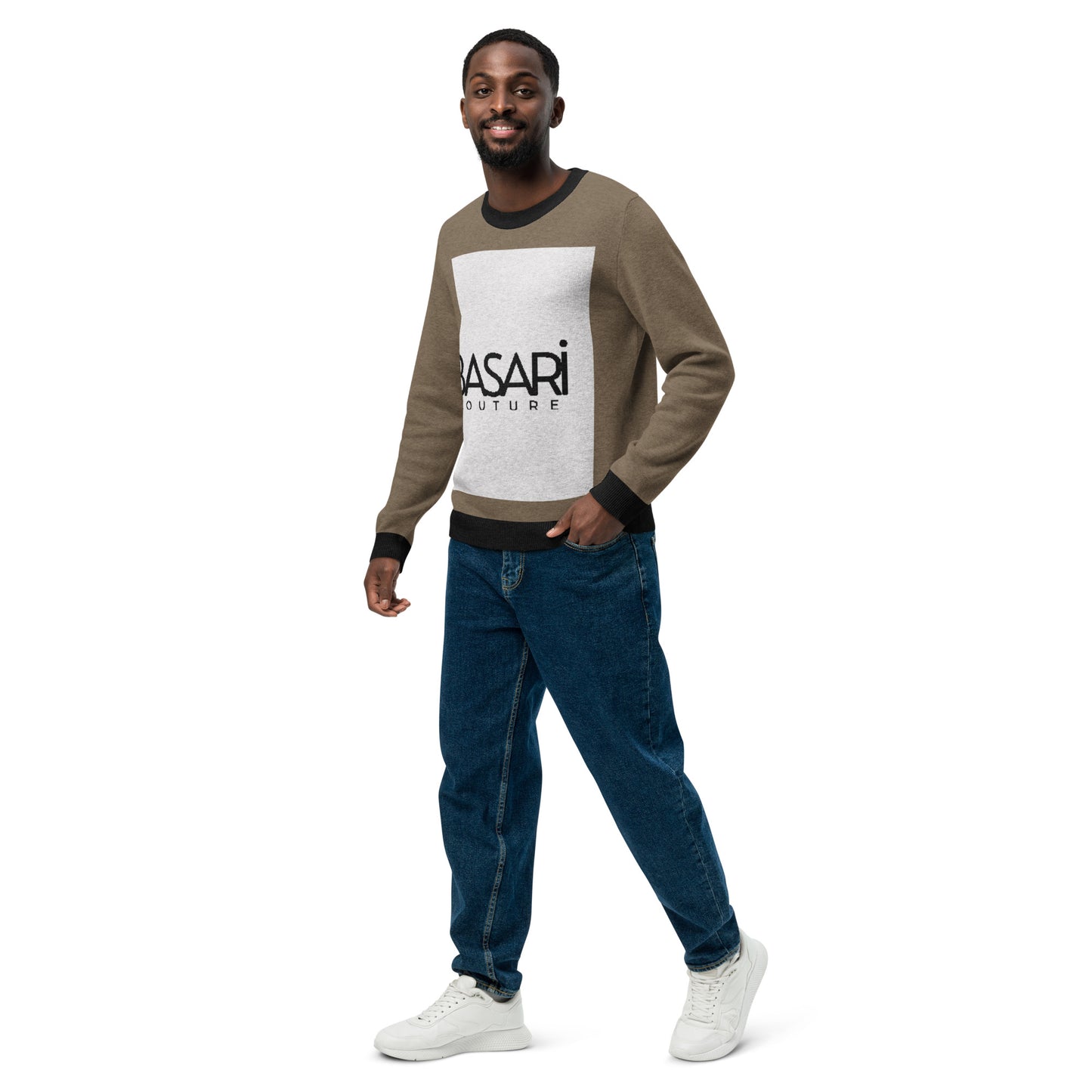 Basari® Knitted Crew Neck Sweater