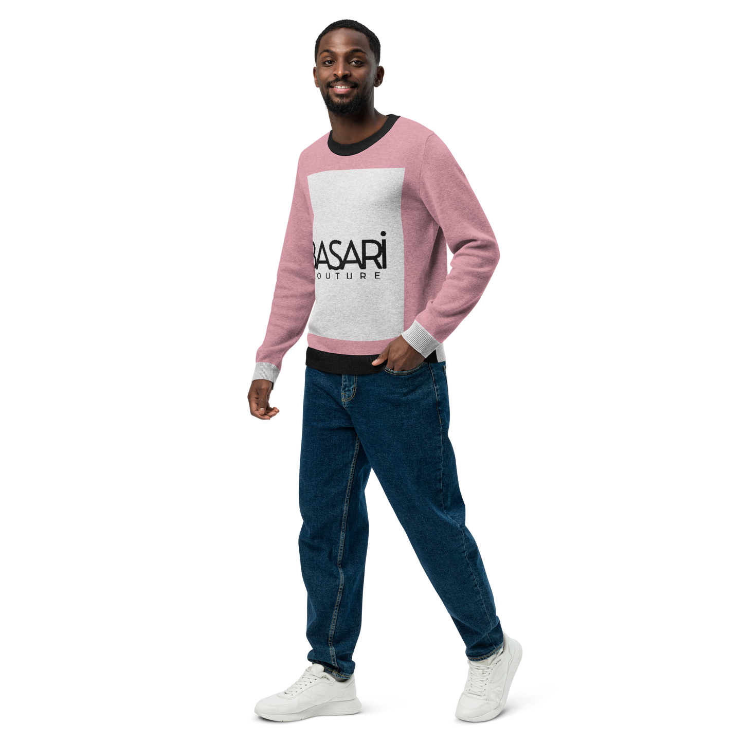 Basari® Knitted Crew Neck Sweater