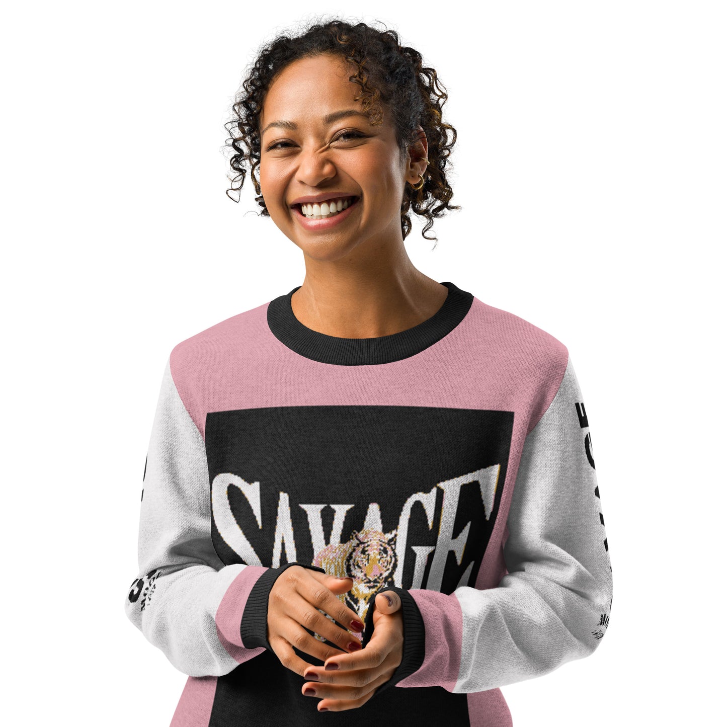 Savage® Knitted Crew Neck Sweater