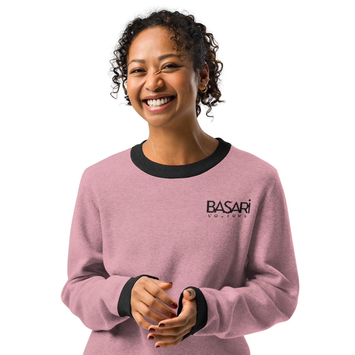 Basari® Knitted Crew Neck Sweater