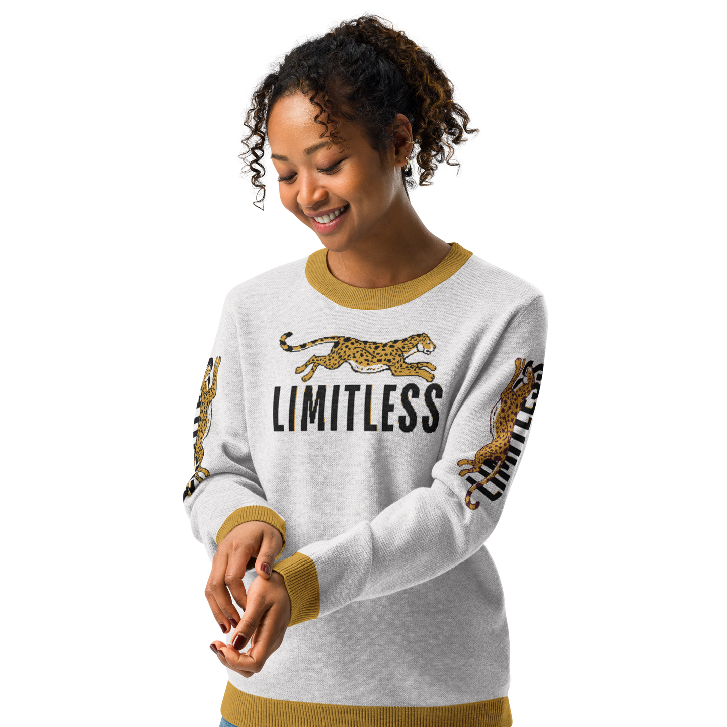 Limitless Knitted Crew Neck Sweater