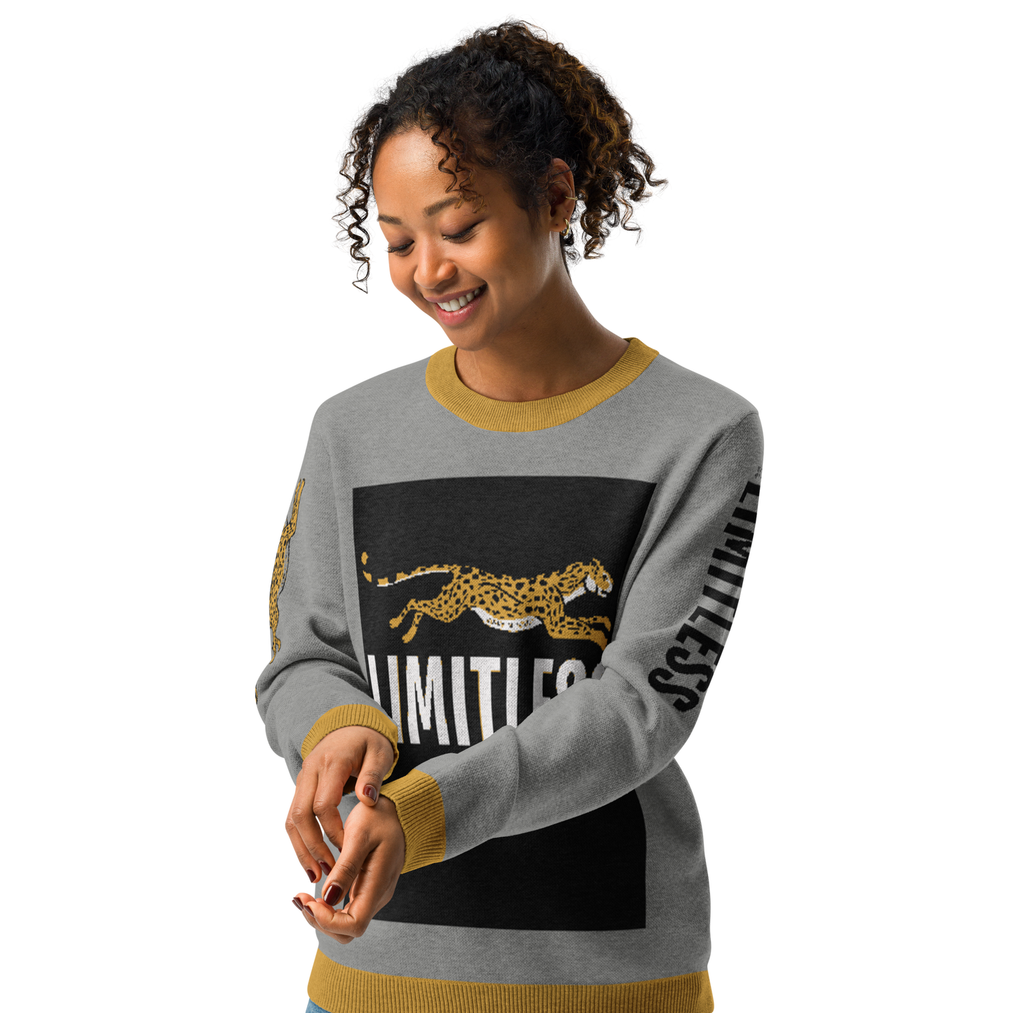 Limitless Knitted Crew Neck Sweater