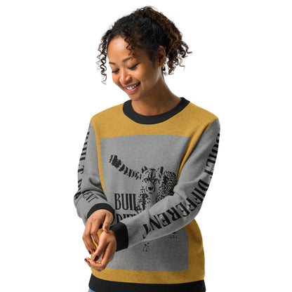 Built Different Knitted Crew Neck Sweater