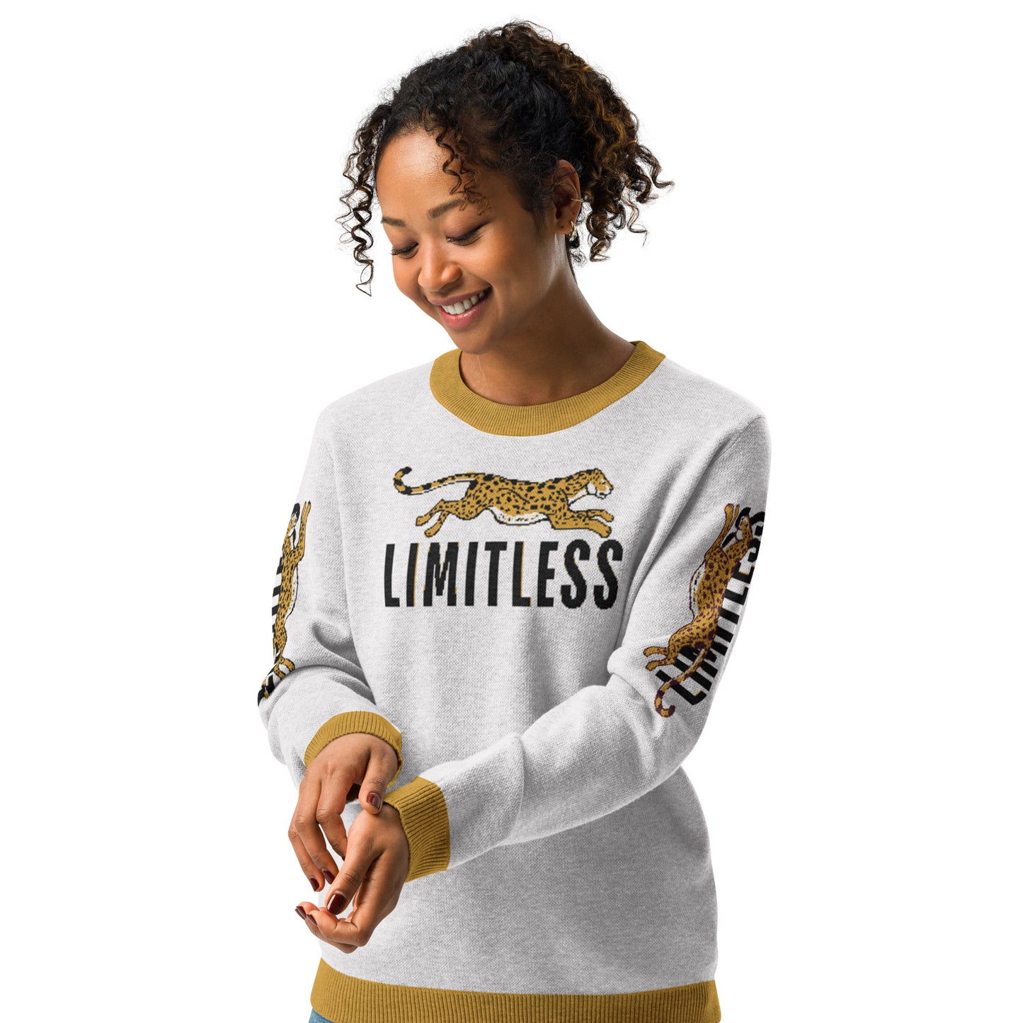 Limitless® Knitted Crew Neck Sweater