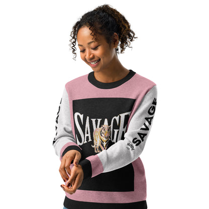 Savage® Knitted Crew Neck Sweater