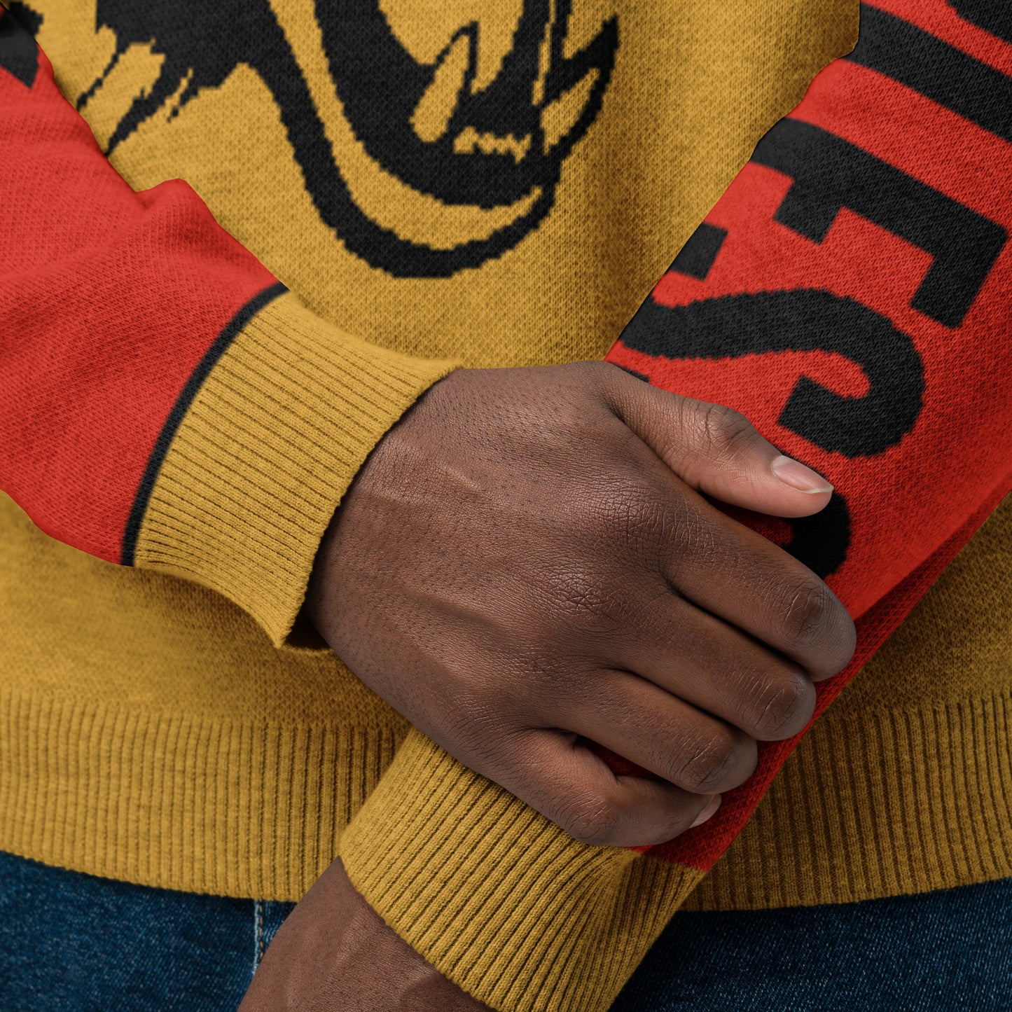 Fearless Knitted Crew Neck Sweater