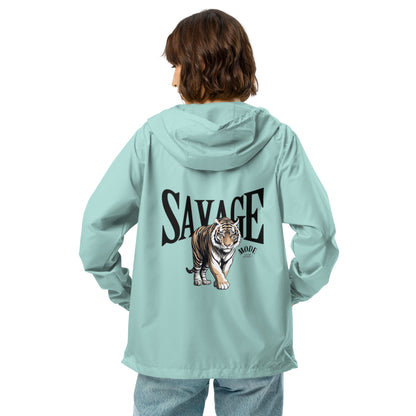 Savage Unisex Lightweight Zip Up Windbreaker