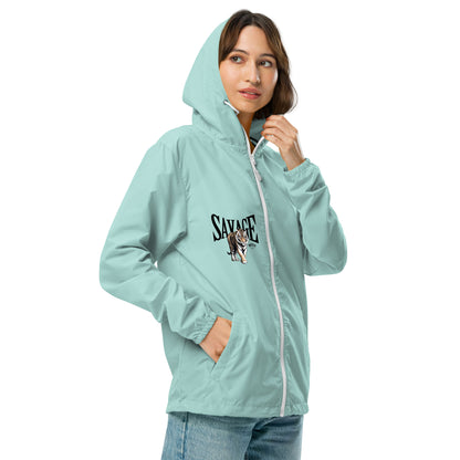 Savage Unisex Lightweight Zip Up Windbreaker