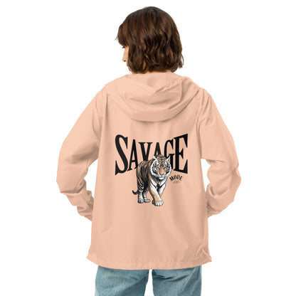 Savage Unisex Lightweight Zip Up Windbreaker