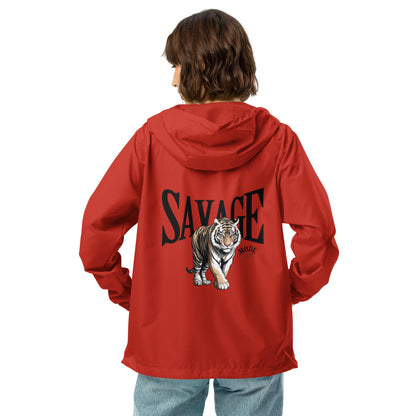 Savage Unisex Lightweight Zip Up Windbreaker