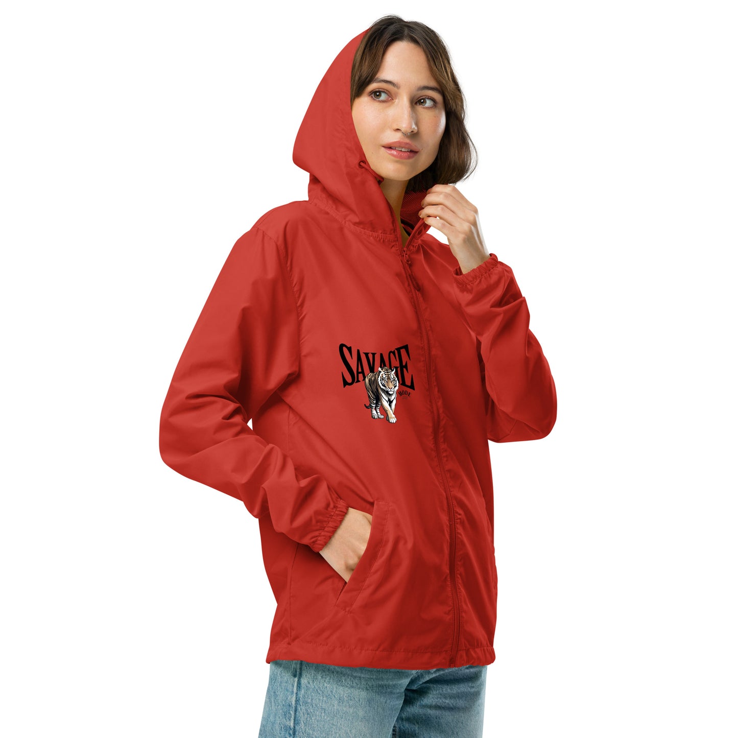 Savage Unisex Lightweight Zip Up Windbreaker