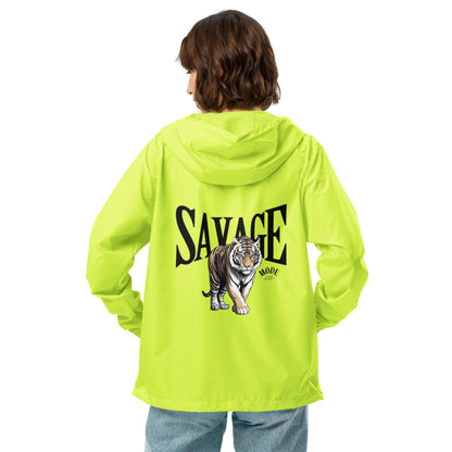 Savage Unisex Lightweight Zip Up Windbreaker