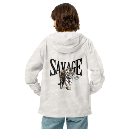 Savage Unisex Lightweight Zip Up Windbreaker